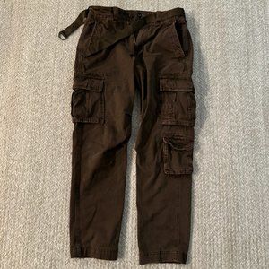 Abercrombie & Fitch Cargo Pants BRAND NEW WITH TAGS. Washed Brown Color 29x32.